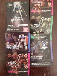 機動戰士 高達 Gundam 絕版扭蛋 一套4款 HG-MS 自護渣古紅彗星 RX 78 MS-06