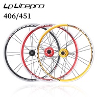 Litepro Folding Bike 20 inch Wheel Rims M100 406 74/130mm Wheelset  451 100/135mm Disc / V Brake Whe