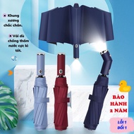 Ô Dù  Đi Nắng Đi Mưa Có Đèn Pin Tiện Dụng Ô Dù Gấp Ngược Tự Động Đóng Mở Tích Hợp Đèn Pin LED [HCM] 