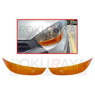 Perodua Myvi Lagi Best (2011) Head Lamp Light Headlamp Eye Lid Eyelid Brow Side Corner Cover Transpa