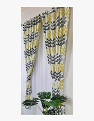 Gorden Polos Jendela Pintu Minimalis Tinggi 200cm Ruang tamu Mewah Blackout import Embos Tebal Origi