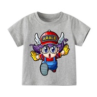 Girls' T-shirt, soft and airy, with cute print AT500