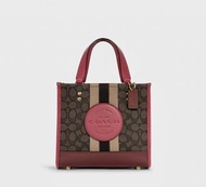 H3 - COACH - Dempsey Tote 22 In Signature Jacquard With Stripe And Coach Patch *sf or pick up
