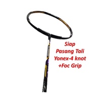 Apacs Pro Commander【Siap pasang tali Yonex 4 knot+Foc Grip】Original Badminton Racket(1pcs)