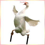 Yoo Elegant Geese Acrylic Yard Stakes Geese Garden Stakes with Acrylic Geese Statues for Unique Lawn