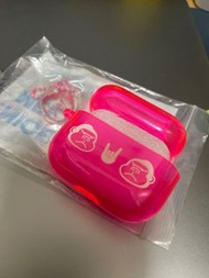 Apple airpods pro 全新螢光粉紅case