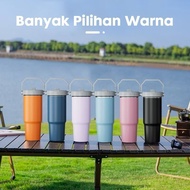 TUMBLER 304 Stainless steel Handle 2in1 - Thermos 890ml - Two-layer stainless steel tumblr drinking 