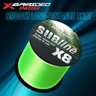 MATEER X8 PE Saltwater Fishing Line 300/500 Meters 8-Strand Super Strong Bite-Resistant Strength Tes