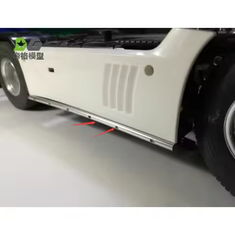 Dige model Spare Parts Side Skirts Light Led For Tamiya 1/14 RC Tractor Truck Lesu Dumper Tipper Th2