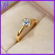 Light Luxury Simple 1 Carat Eight Hearts Eight Arrows Round Diamond Ring M4759