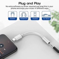 USB Type-C to 3.5mm Female Audio Headphone Jack Adapter, (Designed for USB-C interface)