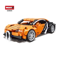 Woma Toy C0904 Techinc Car CPSIA Assembly Model Building Block Brick Toys Pull Back Vehicle for Kids