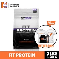 Fit First Fit Protein 3 Lbs/1.3 kg + Gift - Makanan Tambahan Whey Protin