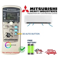 Mitsubishi Heavy Industries aircond remote control replacement rkx502a001 rkx502a001c rkx502a007 rkx