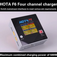 HOTA F6 Smart Balance Charger 4x250W/15A for Lipo LiIon NiMH Battery with Type-C for airplane