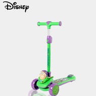 Disney Buzz 3 Wheel Kids Scooter Foldable LED Wheels 2-8 Years