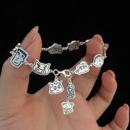 Crayon Shin-chan‌[Crayon Shin-Chan] Shin-Chan Family Portrait Co-Branded Bracelet Cartoon Retro Styl