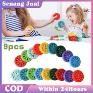 9pcs Math Toys Educational Toys Math Fidget Spinners For Children Educational Math Games