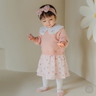 Korean Baby Girl Dress Spring Dress One-2 Years Old Birthday Banquet Dress Baby Girl Princess Dress 