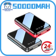 50000MAH PowerBank Portable Mini Power Bank With Full Mirror Display Digital LED Lights to Illuminate The Power Bank For Outdoor And Indoor USE 143/255