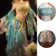 Fu Xiaofei Exotic Style Tassel Alloy Chain Ancient Style Waist Chain Body Chain[Moon Cage Song]888 G