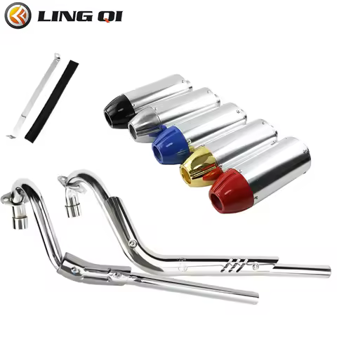 Motorcycle Accessories Exhaust Muffler Silencer Pipe For XR CRF50 50cc 110cc 125cc KAWASAKI KT Motor