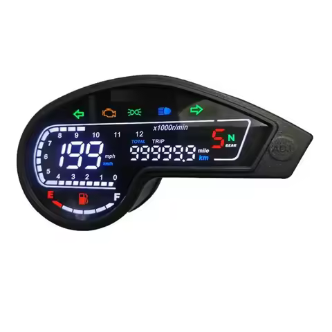 For Honda NXR125 NXR150 Bros Brisa 125Bros 150 2003-2014 Digital LED Meter Odometer Speedometer Tach