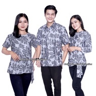 Couple Batik Women Tops Batik Minimalist Blouse Batik