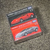 全新 未開封 Tomica Premium 12 Lamborghini Countach 25th Anniversary Takara Tomy 普通版 初回特別版 送透明展示膠盒 一套兩架 不散