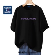 ✨2025 Cotton Pullover Oversize Print baju T-shirts Senma group geniolamode cotton short-sleeved T-sh