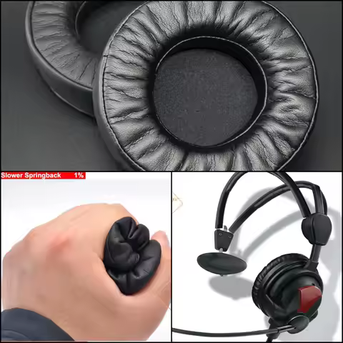 Super Thick Soft Memory Foam Ear Pads Cushion For SENNHEISER HMEC26 HMD26 HME26 HMDC26 Headset Headp