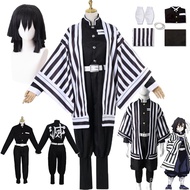 Anime Demon Slayer Iguro Obanai Cosplay Costume Kimetsu No Yaiba Iguro Obanai Adult Hair Hair Childr