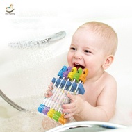 DISFUNNY ของเล่นอาบน้ำฝักบัว ขลุ่ยน้ำไหล การพัฒนา ntelligence ดนตรีสำหรับเด็ก ของเล่นอ่างอาบน้ำ ของเล่นเสริมความรู้ พลาสติกสำหรับตกแต่ง ของเล่นเพลงสำหรับอ่างอาบน้ำ ของขวัญวันเกิดของขวัญ