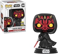 Funko Darth Maul (2019 Galactic Con Exc) Pop Vinyl Figure &amp; 1 Compatible Graphic Protector Bundle (37667 - B), BCC9377870