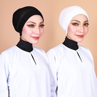 ANAK TUDUNG SEKOLAH HITAM DAN PUTIH / INNER TUDUNG SEKOLAH / SCARF SEKOLAH / MUSLIM FASHION / ANAK T