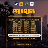 GTA 5 V Online - Instant Dollar Money Uang - Original Game