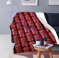 Coca Art Cola Cool CokeS xzx180305 Throw Blanket Fuzzy Warm Throws For Winter Bedding 3D Printing Soft Micro Fleece Blanket 18