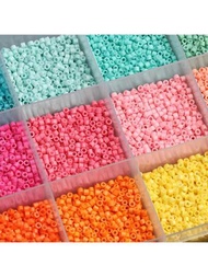 2000 piezas de cuentas sueltas japonesas de vidrio de 2mm en tubo de semilla colorido, cuentas espaciadoras redondas para hacer joyas, accesorios para collares, brazaletes y pulseras DIY