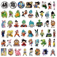 100 Sheets Removable Waterproof Japanese Anime Dragon Ball Stickers Luggage Bicycle Handbook Skatebo