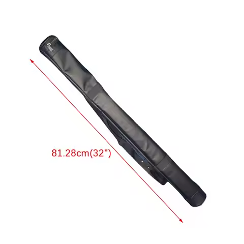 1/2 Artificial Leather Rod Box Snooker Pool Cue Storage Bag Cue Sticks Bags Foldable Portable Should