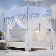 Summer bed canopy mosquito net with metal support, single bed double bed bedroom romantic decoration