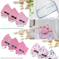 3d Headloop 3D Cloth Mask "Pink Series"
