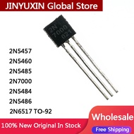 20PCS New 2N5457 2N5460 2N5485 2N7000 2N5484 2N5486 2N6517 TO-92 TO92 transistor New In Stock Wholes