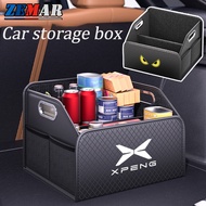 Xpeng X9 G6 Car Folding Storage Box Car Trunk Car Leather Storage Box Multifunctional Trunk for Xpen