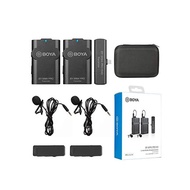 [Technical mark certification] 50M transmission distance attached to BOYA BY-WM4 PRO K4-2.4GHz wireless pin microphone system stereo/monaural mode switching camera microphone built-in microphone/exter