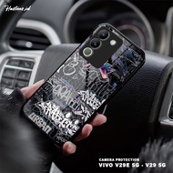 HP HS24 Case Vivo V29E 5G - V29 5G - Softcase Glass Kaca - Hardcase 2D Glossy - Protective Phone Cas