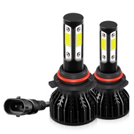 Roadsun หลอดไฟไฟหน้ารถมอเตอร์ไซค์แบบ LED 9006 9006 HB4 25000LM 200W ชิปไฟตัดหมอกรถคุณภาพสูงหลอดไฟ360