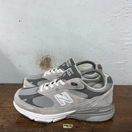 Sepatu second branded new balance 993 grey size 42