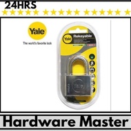 Hardwaremaster: [HEAVY DUTY] Yale Y118D/50/127/1 Chrome Plated Rekeyable Single Padlock 50mm Mango L