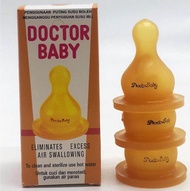 [100% ORIGINAL] LEMBUT!! DOCTOR BABY RUBBER SOFT TEAT NIPPLE / STANDARD NECK / PUTING SUSU KUNING (3